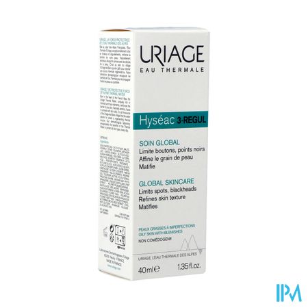 Uriage Hyseac 3-regul Globale Verzorging Cr 40ml