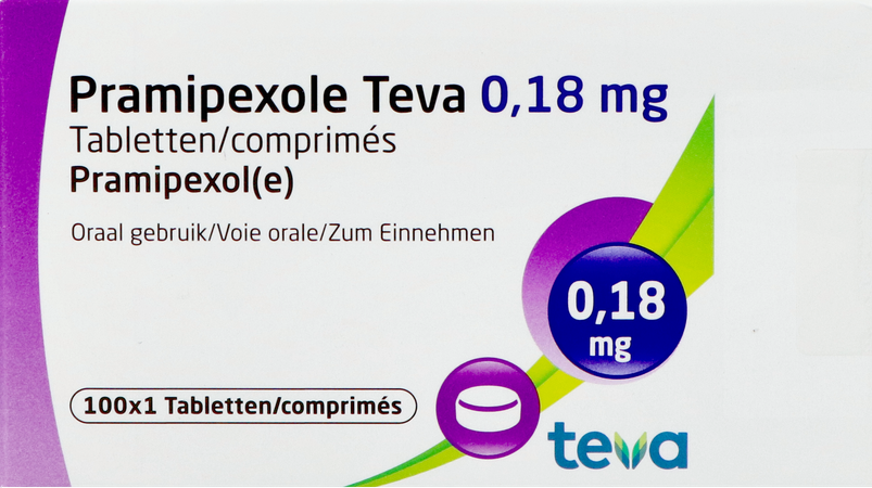 Pramipexole Teva 0,18mg Tabl 100 2