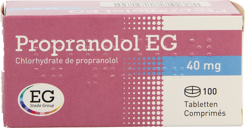 Propranolol EG        Comp 100X40Mg 1