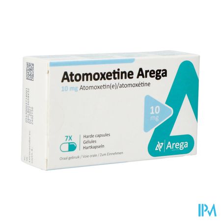 Atomoxetine Arega 10mg Harde Caps 7 Pip