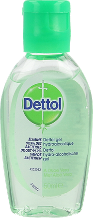 Dettol Hydroalcoholische Gel Aloe Vera 50ml 1