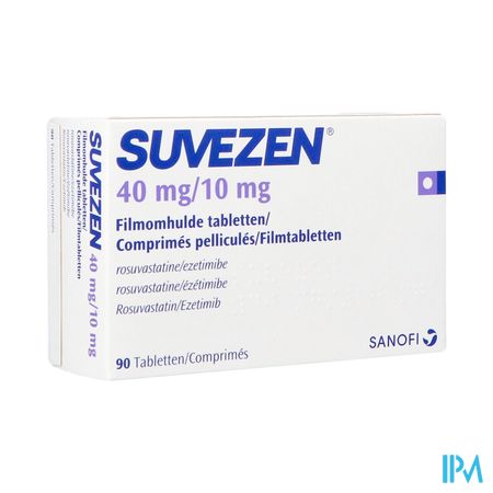 Suvezen 40mg/10mg Filmomh Tabl 90