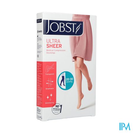 Jobst Ultrasheer Comf.k2 Dijkous Cl.black l