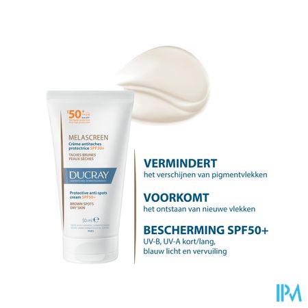 Ducray Melascreen Cr A/pigmentvlekken Spf50+ 50ml 11