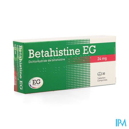 Betahistine EG Tabl 30X24Mg