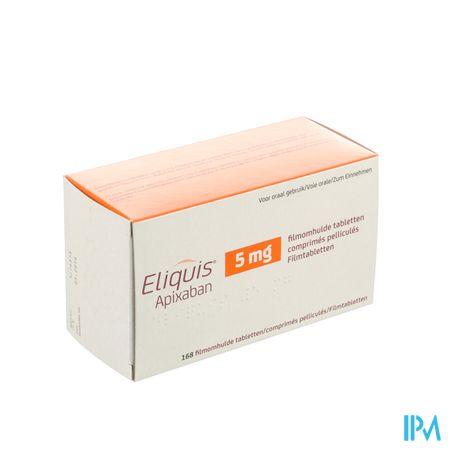 Eliquis 5,0mg Filmomh Tabl 168 X 5mg