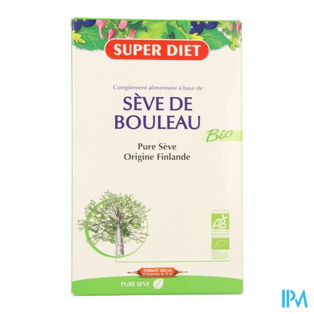 Superdiet Seve Bouleau Bio Amp 20x15ml 4