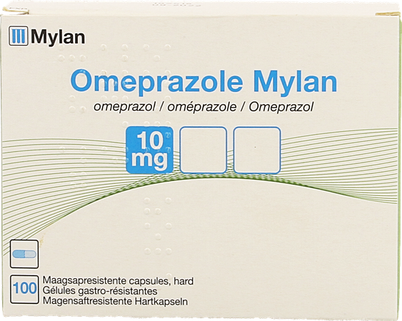 Omeprazol Viatris 10mg Caps 100 3