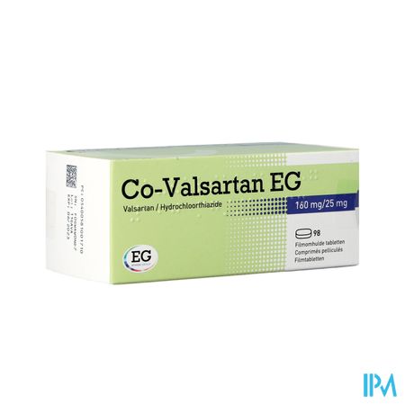 Co Valsartan EG 160Mg/25,0Mg Tabl 98