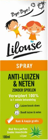Lilouse Spray A/poux Lentes S/rinc. 100ml 1