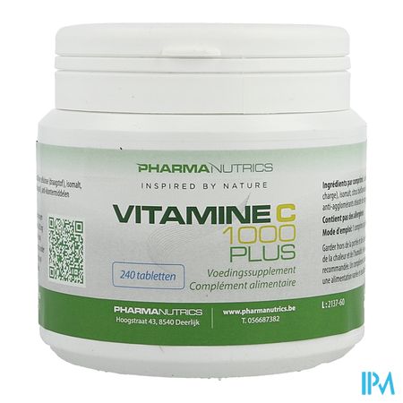 Vitamine C 1000 Bioflavonoid Tabl240 Pharmanutrics 1
