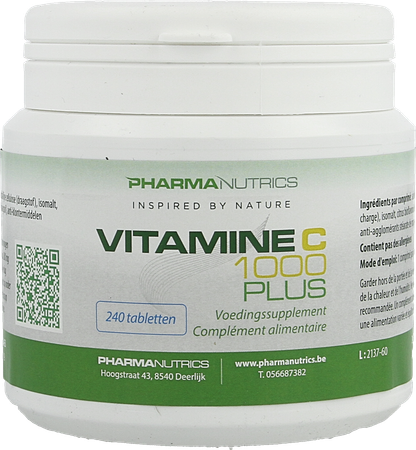 Vitamine C 1000 Bioflavonoid Tabl240 Pharmanutrics 1
