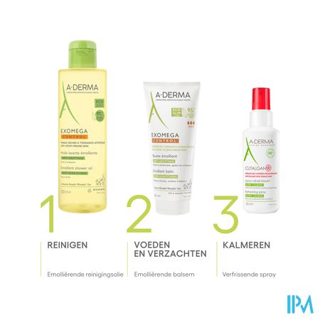 Aderma Exomega Control Balsem Emolierend 400ml 17