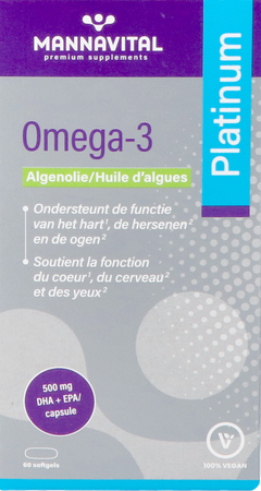 Mannavital Omega 3 Algenolie V-caps 60 2