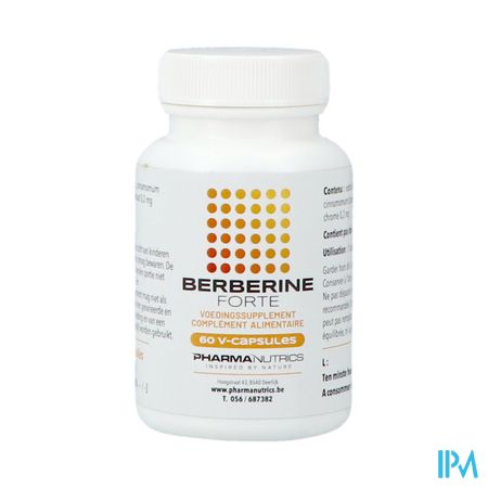 Berberine Forte V-caps 60 Pharmanutrics