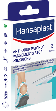 Hansaplast Anti-druk Patches 2 4