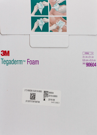 Tegaderm Foam Dressing 8,9x 8,9cm 10 90604 2