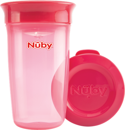 Nuby 360° Wonder Cup 300ml Roze 6m+ 3
