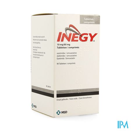 Inegy 10/80mg Comp 98