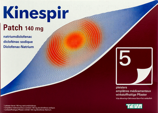 Kinespir Patch 140mg Emplatres 5