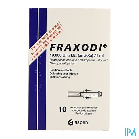 Fraxodi Amp Ser 10x1,0ml - 19.000 Ui/ie 3