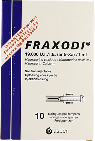 Fraxodi Amp Ser 10x1,0ml - 19.000 Ui/ie 3