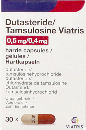 Dutasteride Tamsulosine Viatris 0,5mg/0,4mg Caps30 3