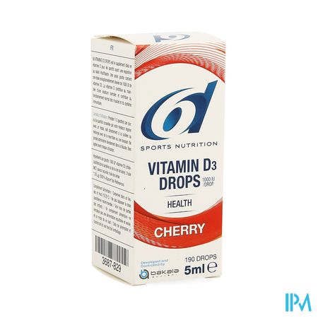 6d Sixd Vitamin D3 Drops Cherry 5ml