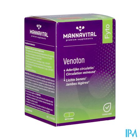 Mannavital Venoton V-caps 60