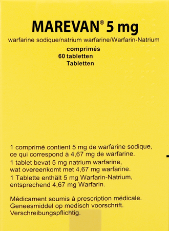 Marevan Comp 60 X 5mg Blister 3