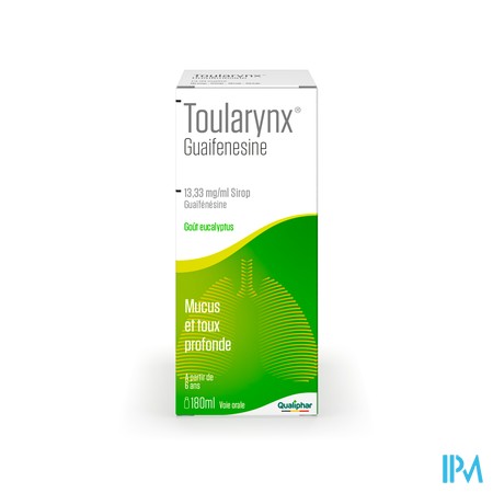 Toularynx Guaifenesine 13,33mg/ml Sirop 180ml