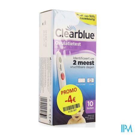 Clearblue Ovulatietest Digital 10 Promo -4€