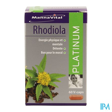 Mannavital Rhodiola Platinum V-caps 60 1