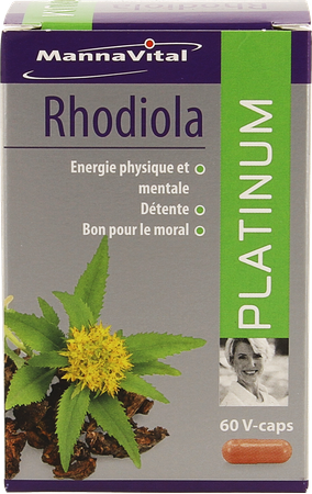 Mannavital Rhodiola Platinum V-caps 60 1