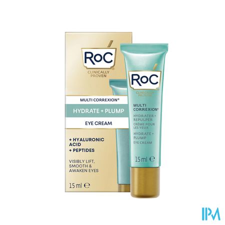 Roc Multi Correxion Even Tone+lift Oogcreme 15ml