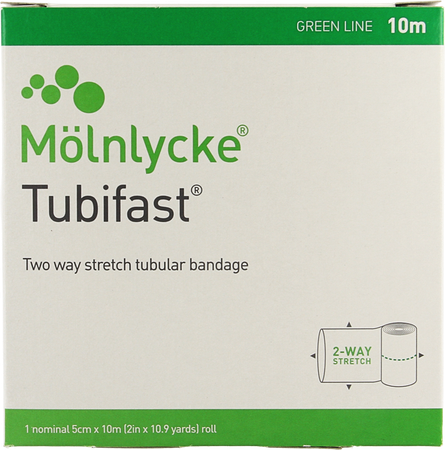 Tubifast Groen 5,00cmx10m 1 2436 1