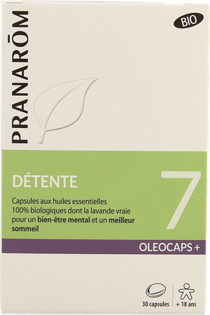 Pranarom Oleocaps+ Bio 7 Detente Caps 30 3