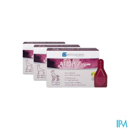 Dermoscent Atop 7 Spot On Hond Kat 1-10kg 4x0,6ml