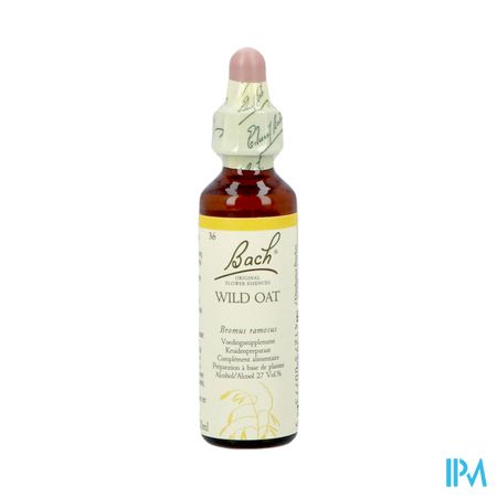 Bach Flower Remedie 36 Wild Oat 20ml