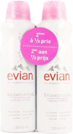 Evian Brumisateur Duo 2x150ml 2e-50% 3