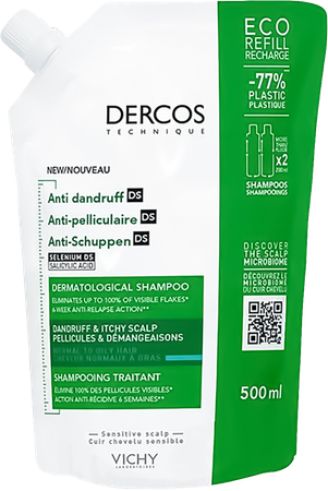 Vichy Dercos Sh Trait.a/pell Chev.mix Refill 500ml 5