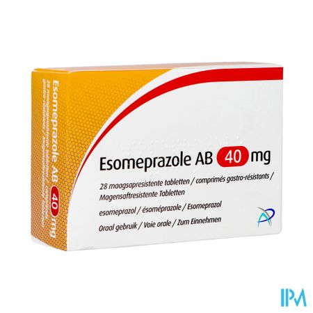 Esomeprazole Ab 40mg Comp Harde Maagsapr 28