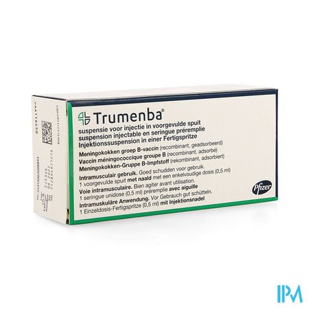 Trumenba Susp Inj Voorgev.spuit 1 X 0,5ml + Naald