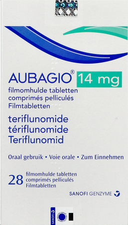 Aubagio 14mg Filmomh Tabl 28 X 14mg 2