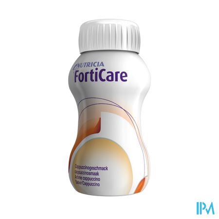 Forticare Drankje Aroma Cappuccino Flessen 4x125ml