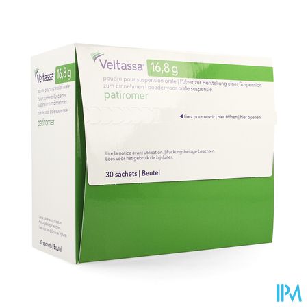 Veltassa 16,8g Pdr Voor Drinkbare Susp Zakje 30