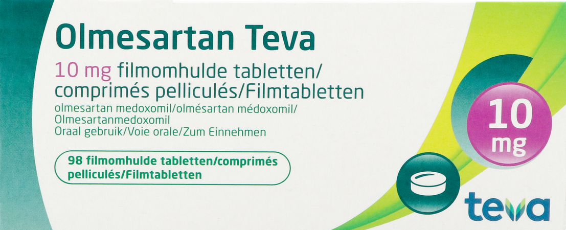 Olmesartan Teva 10mg Comp Pell 98 1