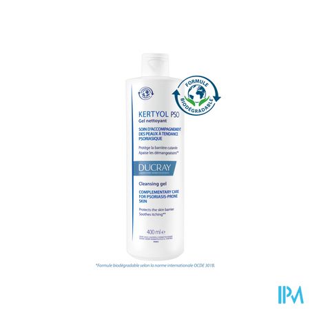 Ducray Kertyol Pso Gel Nettoyant 400ml 12