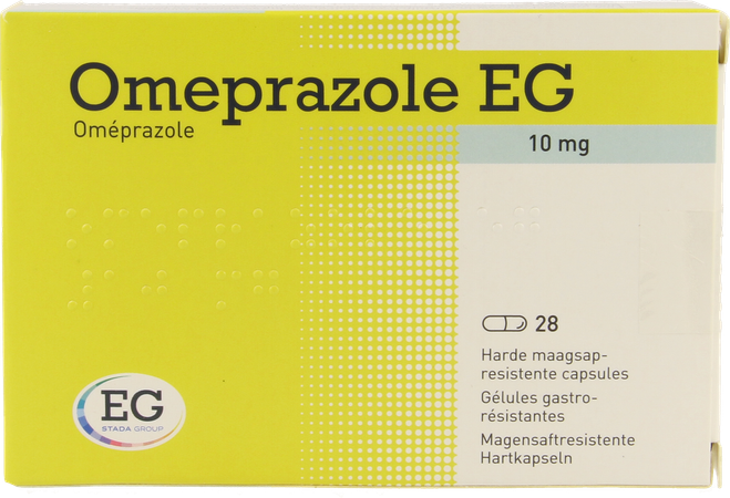 Omeprazole EG 10Mg Maagsapresist Caps Bl 28X10Mg 1