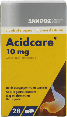 Acidcare 10mg Sandoz Caps Maagsapres 28 X 10mg 3